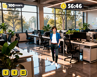 Gamified learning experience sample created with Storiezon