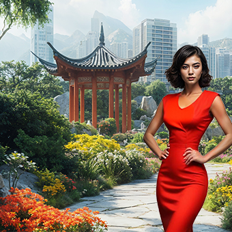 Story-based gamified training example with choices